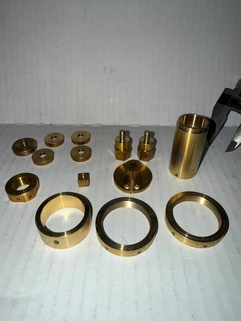 Assorted Brass Machined Parts and Fittings